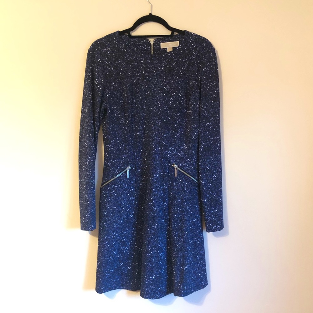 Long Sleeve Michael Kors Dress with Zippers